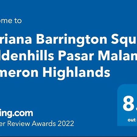 Mariana Barrington Square Goldenhills Pasar Malam Cameron Highlands Exteriér fotografie